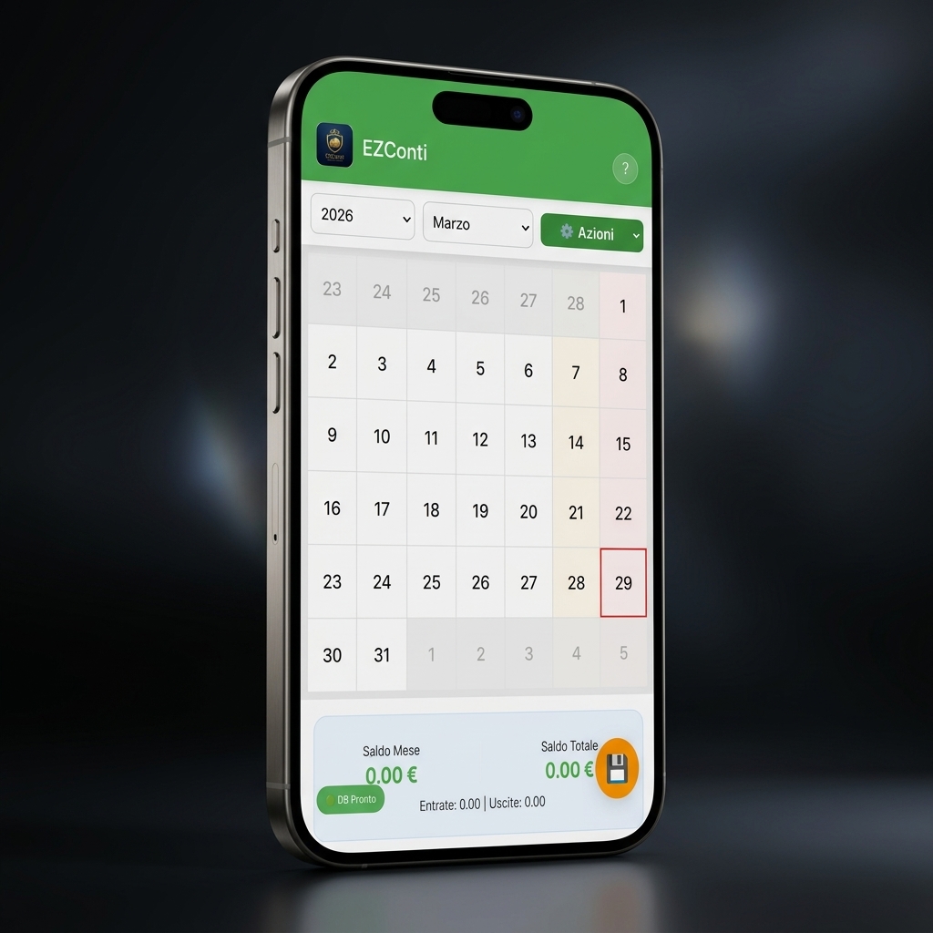 EZConti PWA Mockup